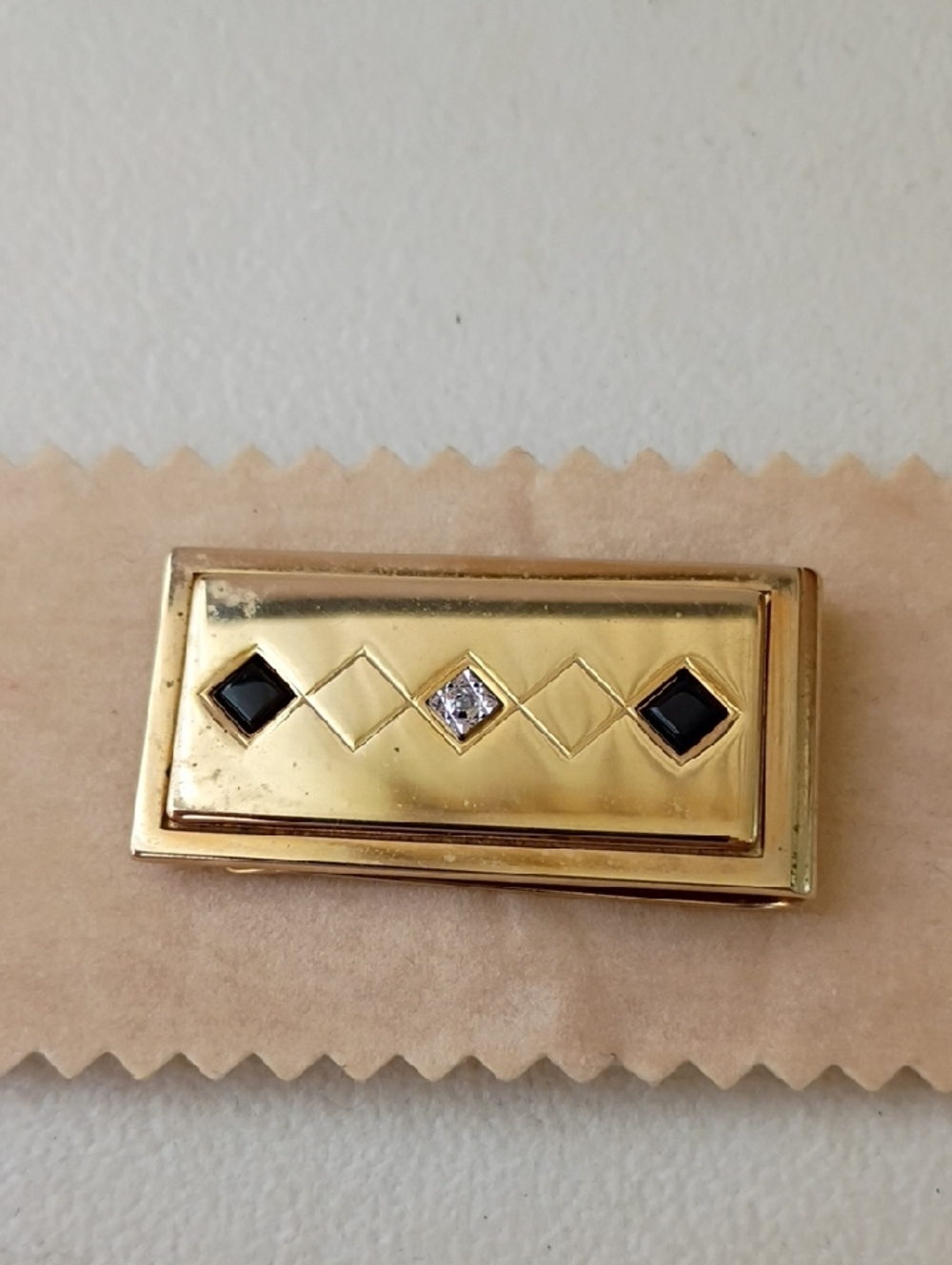 Pierre Cardin Gold-Tone Rectangular Money Clip